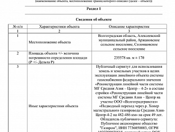 Графическое описание местоположения границ